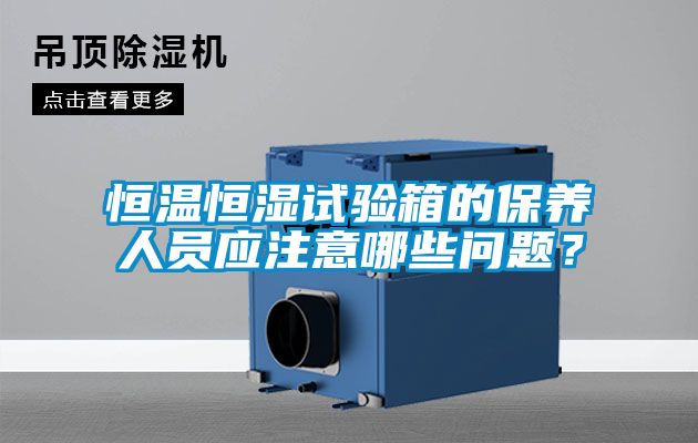 恒溫恒濕試驗(yàn)箱的保養(yǎng)人員應(yīng)注意哪些問題？