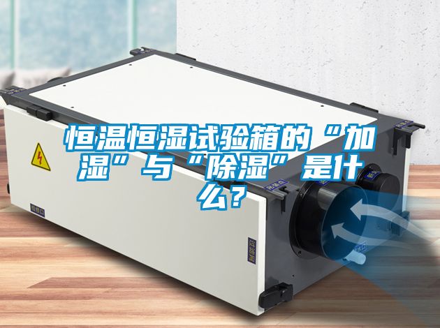 恒溫恒濕試驗箱的“加濕”與“除濕”是什么？
