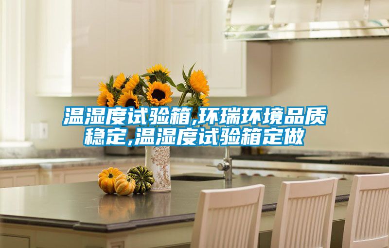 溫濕度試驗箱,環(huán)瑞環(huán)境品質穩(wěn)定,溫濕度試驗箱定做