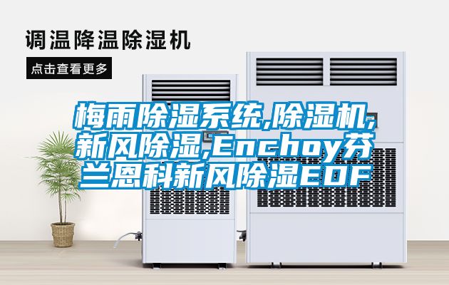 梅雨除濕系統(tǒng),除濕機,新風除濕,Enchoy芬蘭恩科新風除濕EDF