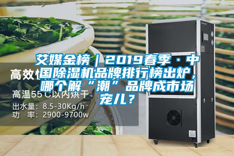 艾媒金榜｜2019春季·中國除濕機(jī)品牌排行榜出爐，哪個解“潮”品牌成市場寵兒？