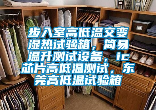 步入室高低溫交變濕熱試驗(yàn)箱，簡(jiǎn)易溫升測(cè)試設(shè)備，ic芯片高低溫測(cè)試，東莞高低溫試驗(yàn)箱