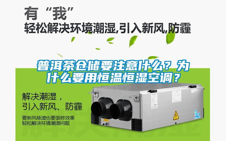 普洱茶倉(cāng)儲(chǔ)要注意什么？為什么要用恒溫恒濕空調(diào)？