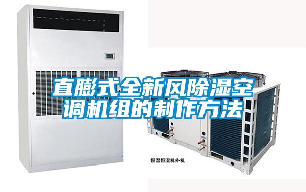直膨式全新風除濕空調(diào)機組的制作方法