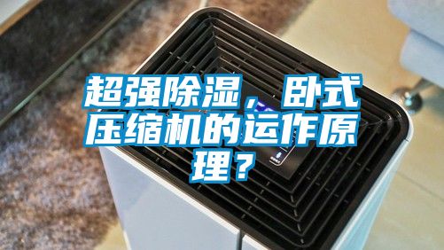 超強除濕，臥式壓縮機的運作原理？