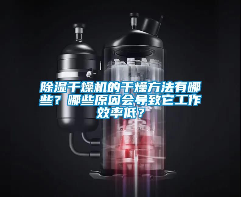 除濕干燥機(jī)的干燥方法有哪些？哪些原因會(huì)導(dǎo)致它工作效率低？