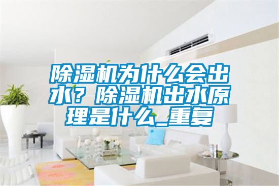 除濕機(jī)為什么會出水？除濕機(jī)出水原理是什么_重復(fù)