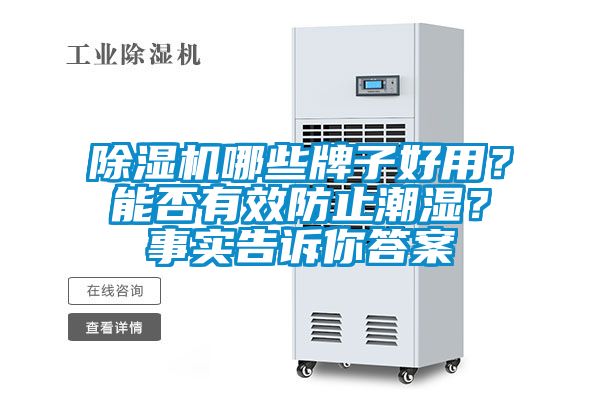 除濕機哪些牌子好用？能否有效防止潮濕？事實告訴你答案