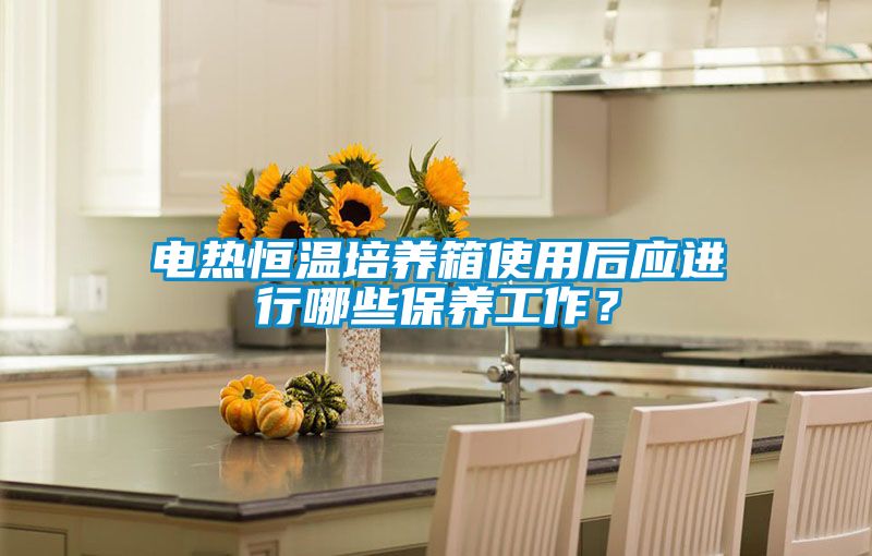電熱恒溫培養(yǎng)箱使用后應(yīng)進(jìn)行哪些保養(yǎng)工作？