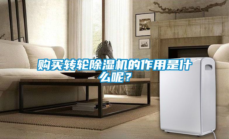 購(gòu)買轉(zhuǎn)輪除濕機(jī)的作用是什么呢？
