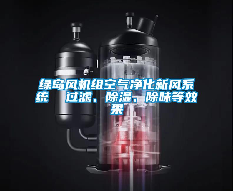 綠島風(fēng)機(jī)組空氣凈化新風(fēng)系統(tǒng)  過濾、除濕、除味等效果