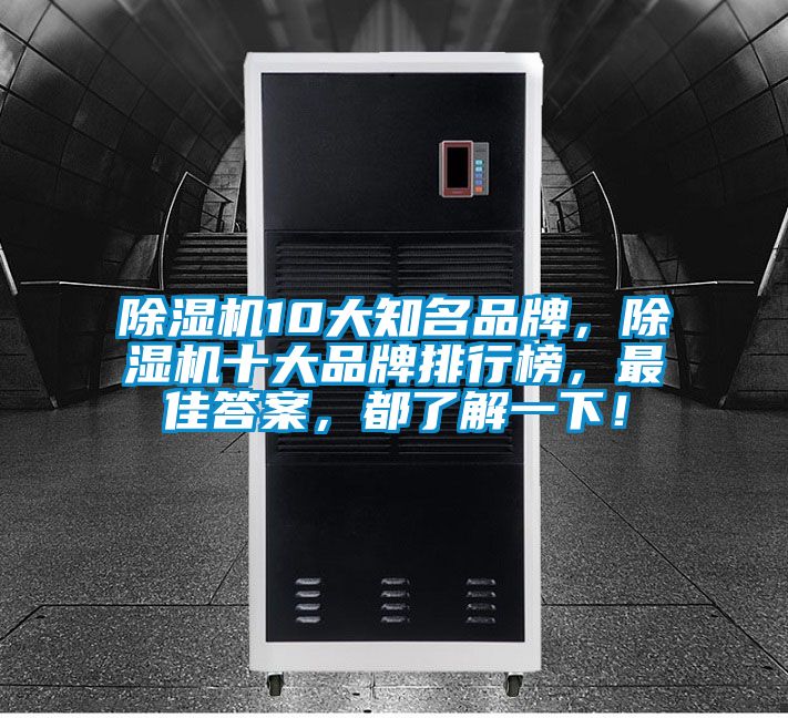 除濕機10大知名品牌，除濕機十大品牌排行榜，最佳答案，都了解一下！