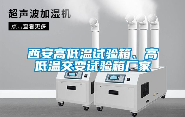 西安高低溫試驗(yàn)箱、高低溫交變試驗(yàn)箱廠家