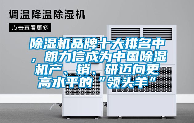 除濕機品牌十大排名中，朗力信成為中國除濕機產(chǎn)、銷、研邁向更高水平的“領頭羊”