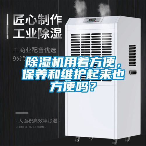 除濕機用著方便，保養(yǎng)和維護起來也方便嗎？