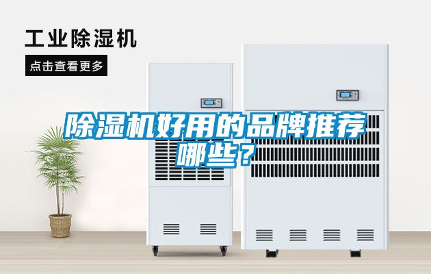 除濕機好用的品牌推薦哪些？