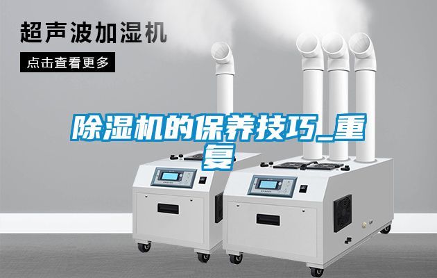 除濕機(jī)的保養(yǎng)技巧_重復(fù)