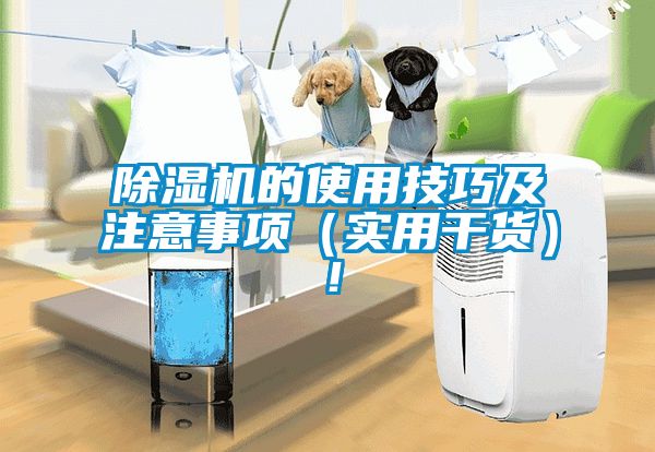 除濕機的使用技巧及注意事項（實用干貨）！