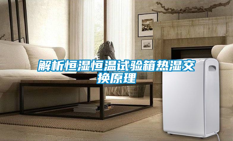 解析恒濕恒溫試驗(yàn)箱熱濕交換原理