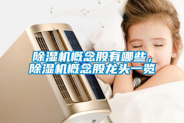 除濕機概念股有哪些，除濕機概念股龍頭一覽
