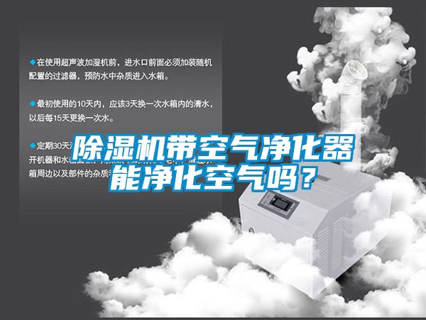 除濕機(jī)帶空氣凈化器能凈化空氣嗎？