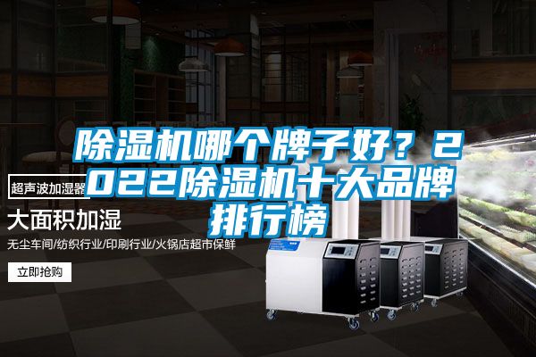除濕機哪個牌子好？2022除濕機十大品牌排行榜