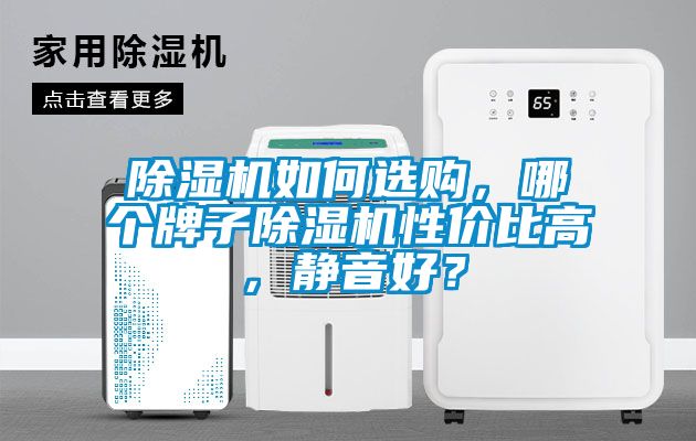 除濕機如何選購，哪個牌子除濕機性價比高，靜音好？