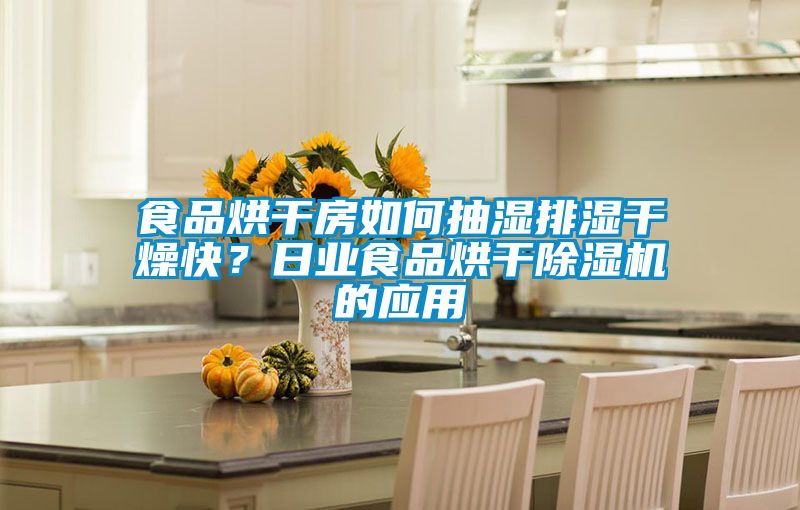 食品烘干房如何抽濕排濕干燥快？日業(yè)食品烘干除濕機的應用