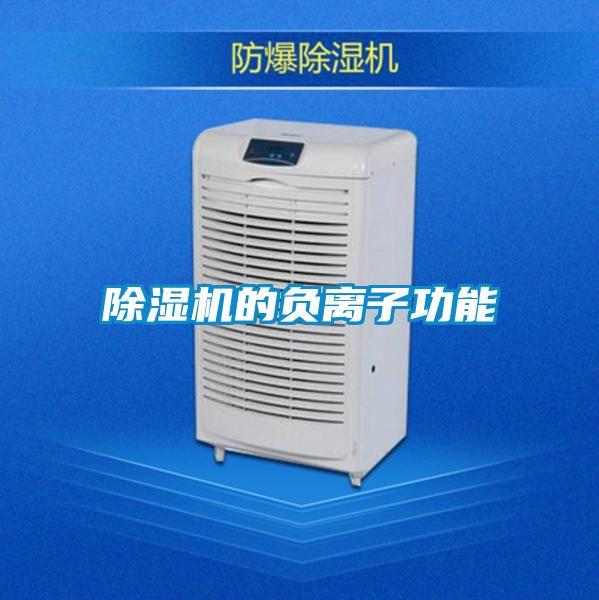 除濕機的負(fù)離子功能