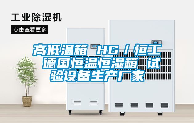 高低溫箱 HG／恒工 德國恒溫恒濕箱 試驗設(shè)備生產(chǎn)廠家