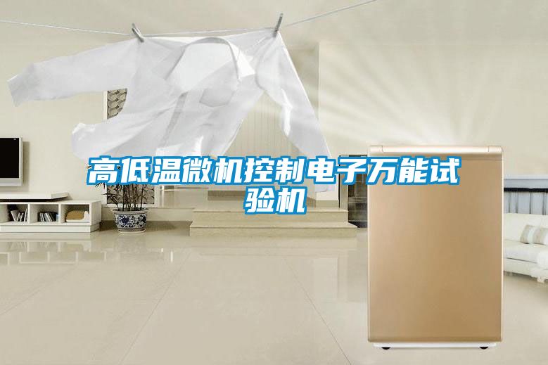 高低溫微機(jī)控制電子萬能試驗機(jī)