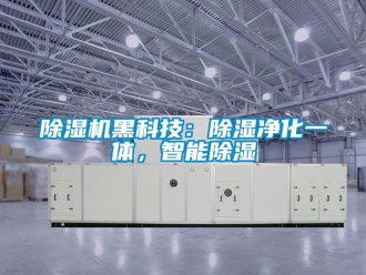 行業(yè)新聞除濕機黑科技：除濕凈化一體，智能除濕