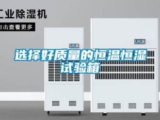 知識(shí)百科選擇好質(zhì)量的恒溫恒濕試驗(yàn)箱