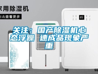 行業(yè)新聞關注：國產除濕機心態(tài)浮躁 速成品現象嚴重