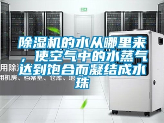 企業(yè)新聞除濕機(jī)的水從哪里來，使空氣中的水蒸氣達(dá)到飽合而凝結(jié)成水珠