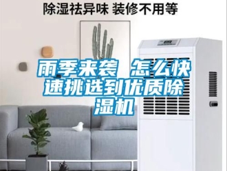 行業(yè)新聞雨季來襲 怎么快速挑選到優(yōu)質(zhì)除濕機(jī)