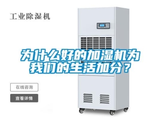 知識百科為什么好的加濕機(jī)為我們的生活加分？