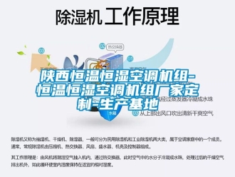知識百科陜西恒溫恒濕空調(diào)機組-恒溫恒濕空調(diào)機組廠家定制-生產(chǎn)基地