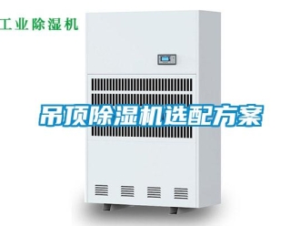 企業(yè)新聞吊頂除濕機選配方案