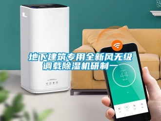 企業(yè)新聞地下建筑專用全新風無級調(diào)載除濕機研制一