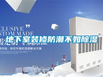 企業(yè)新聞地下室裝修防潮不如除濕
